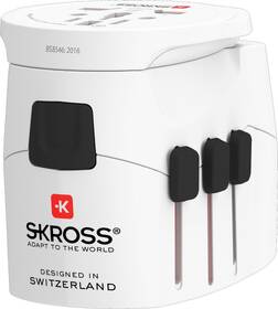 Cestovný adaptér SKROSS PRE Light USB World, UK+USA+Austrália/Čína, 2x USB-A, vr. adaptéra 

 obrázok produktu 4 z 11