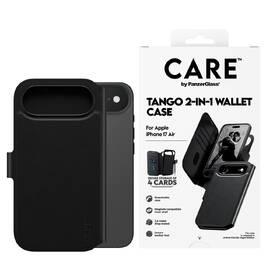 Puzdro na mobil flipové PanzerGlass CARE MagSafe Tango 2v1 Wallet na Apple iPhone Air čierne

 obrázok produktu 3 z 5