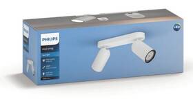 Bodové svietidlo Philips Pongee, 2xGU10 biele

 obrázok produktu 2 z 2