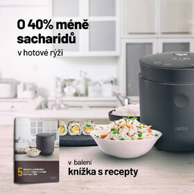 Ryžovar Lauben Low Sugar Rice Cooker 1500AT 

 obrázok produktu 1 z 8