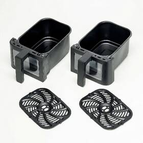 Fritéza teplovzdušná Ariete Air Fryer 4631 Double, 9 l čierna

 obrázok produktu 4 z 8