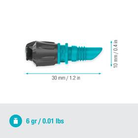 Tryska Gardena MicroDrip System 13321-20 (5 ks) 

 obrázok produktu 4 z 7