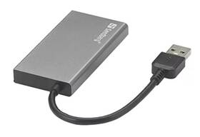 USB Hub Sandberg USB 3.0 Pocket Hub 4-port strieborný

 obrázok produktu 1 z 3