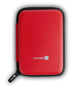 Puzdro na HDD Connect IT HardShellProtect, škrupinové, pre 2,5" HDD - červené červené

 obrázok produktu 1 z 8