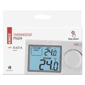 Termostat EMOS P5604, izbový biely

 obrázok produktu 5 z 6