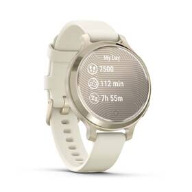 Inteligentné hodinky Garmin Lily 2 Active - Lunar Gold / Bone Silicone Band 

 obrázok produktu 8 z 9