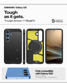 Kryt na mobil Spigen Tough Armor MagSafe na Samsung Galaxy S25 čierny

 obrázok produktu 12 z 17