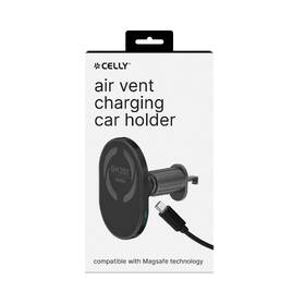 Držiak na mobil Celly bezdrátový do mřížky kompatibilní s MagSafe, 15 W čierny

 obrázok produktu 6 z 14