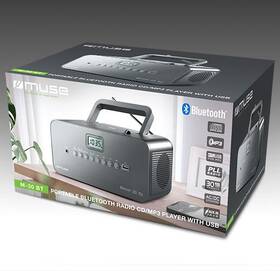 Rádioprijímač s CD MUSE M-30BT sivý

 obrázok produktu 2 z 2