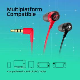 Slúchadlá HyperX Cloud Earbuds II červené

 obrázok produktu 11 z 12