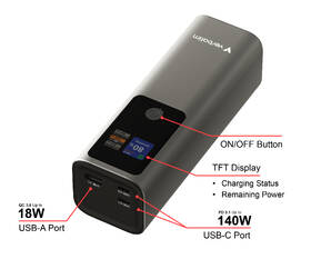 Powerbank Verbatim Charge 'n' Go 27000mAh sivý

 obrázok produktu 7 z 11