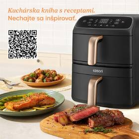 Fritéza teplovzdušná COSORI Turbo Tower Compact, 8,6 l čierna

 obrázok produktu 8 z 9