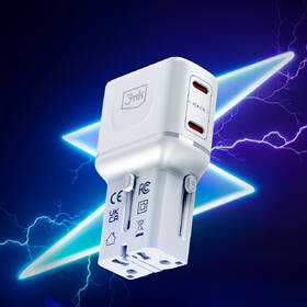 Nabíjačka do siete 3mk InCharge® Globe 45W biely

 obrázok produktu 7 z 9