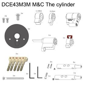 Cylindrická vložka Danalock M&C Color pre Danalock V3, veľ. L 

 obrázok produktu 3 z 3