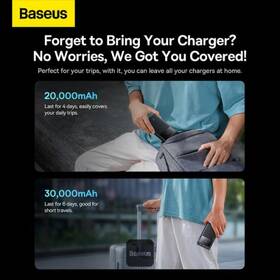 Powerbank Baseus Star-Lord  22,5W 20000 mAh čierny

 obrázok produktu 8 z 8