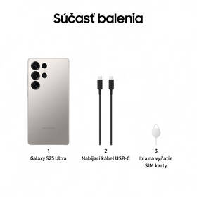 Mobilný telefón Samsung Galaxy S25 Ultra 5G 12 GB / 256 GB sivý

 obrázok produktu 7 z 17