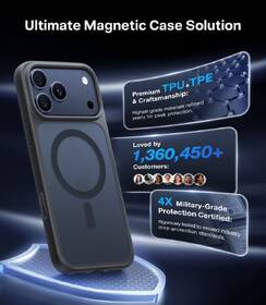 Kryt na mobil Torras Guardian Magnetic na Apple iPhone 17 Pro čierny

 obrázok produktu 6 z 9