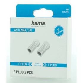 Anténny konektor Hama F-vidlica 6,5 ​​mm (2 ks) 

 obrázok produktu 2 z 2