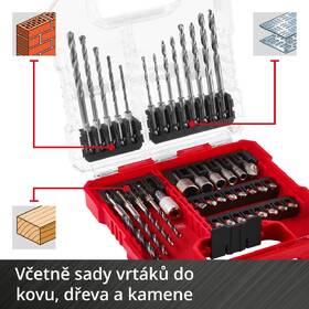 Sada vrtákov Einhell L-CASE (40 ks) 49109053 

 obrázok produktu 6 z 14