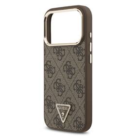 Kryt na mobil Guess 4G Strass Triangle Logo Gold Frame MagSafe na Apple iPhone 18 Pro hnedý

 obrázok produktu 3 z 6
