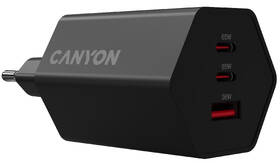 Nabíjačka do siete Canyon HEXAGON 65 GaN 65W 2x USB-C/1xUSB-A čierna

 obrázok produktu 1 z 5
