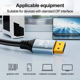 Kábel PremiumCord DisplayPort 1.4, 32,4 Gbit/s, 8K, 5 m čierny

 obrázok produktu 15 z 19