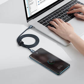 Kábel Baseus Crystal Shine Series USB-C/USB-C 100W 1,2m čierny

 obrázok produktu 6 z 10