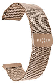 Remienok FIXED Mesh Strap so šírkou 20mm na smartwatch ružový/zlatý

 obrázok produktu 3 z 4