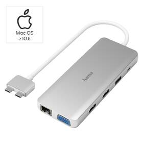 USB Hub Hama Connect2Mac, multiport, pro Apple MacBook Air a Pro 

 obrázok produktu 1 z 7