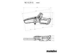 Píla reťazová Metabo MS 18 LTX 15 (s batériou) 600856500 

 obrázok produktu 8 z 8