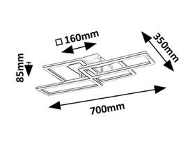 LED stropné svietidlo Rabalux DRUSUS 71389, 40W, stmievanie, ovládanie čierne

 obrázok produktu 6 z 7