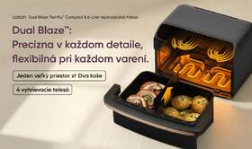 Fritéza teplovzdušná COSORI Dual Blaze Twin Fry Compact 8,6 l, keramika čierna

 obrázok produktu 1 z 11
