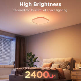 LED stropné svietidlo Govee RGBICWW Smart duálny, 2400lm, 30cm, Matter biele

 obrázok produktu 7 z 7
