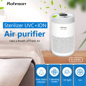 Čistička vzduchu Rohnson R-9440 Sterilizer UVC+ION biela

 obrázok produktu 5 z 10