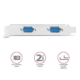 Radič Axagon PCEA-S2N - 2x RS232 

 obrázok produktu 2 z 3