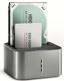 Dokovacia stanica Axagon SuperSpeed USB DUAL 2.5"/3.5" HDD/SSD dock sivá

 obrázok produktu 1 z 5