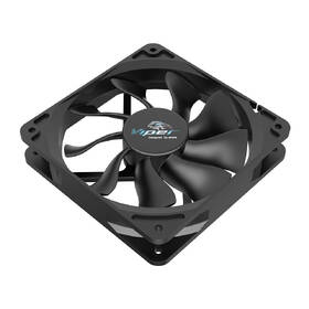 Ventilátor AKASA Viper Black 120 mm čierny

 obrázok produktu 2 z 3