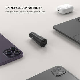 Adaptér do auta FIXED 2xUSB-C, PD 3.0, 65 W čierny

 obrázok produktu 1 z 9