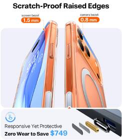 Kryt na mobil Torras Ostand Q3 Spin na Apple iPhone 17 Pro Max priehľadný

 obrázok produktu 4 z 6