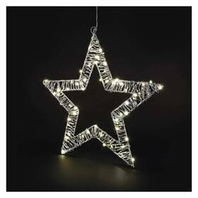 LED dekorácie EMOS 60 WINDOW STAR, 3AA, TIMER, WW priehľadná

 obrázok produktu 1 z 6
