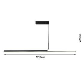 Závesné svietidlo IMMAX NEO LITE ASTA SMART 125cm 28W podporou BEACON, Wi-Fi, TUYA čierne

 obrázok produktu 3 z 9