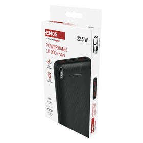 Powerbank EMOS AlphaQ3, 22,5W, 10000 mAh čierny

 obrázok produktu 12 z 14