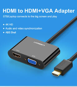 Redukcia UGREEN HDMI/VGA + HDMI Converter čierna

 obrázok produktu 1 z 10