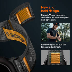Remienok Spigen Athlex Air 2 Active na Apple Watch 49mm/46mm/45mm/44mm čierny/oranžový

 obrázok produktu 8 z 10