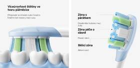 Náhradné hlavice Xiaomi MBS308 Oscillation Electric Toothbrush Replacement Heads (Clean) biela

 obrázok produktu 3 z 5