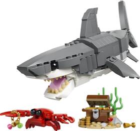 Stavebnica LEGO® Creator 3 v 1 31381 Divoký žralok a truhlica s pokladom 

 obrázok produktu 1 z 8