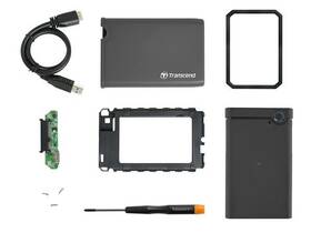 Box na HDD Transcend 25CK3 All-in-one, 2,5" SATA, USB 3.0 čierny

 obrázok produktu 2 z 3