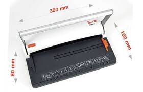 Viazač Peach PB300-15 Wire Binder, manuálna, s dierovačom biely

 obrázok produktu 1 z 5