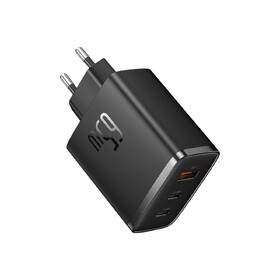 Nabíjačka do siete Baseus Cube Pro 65W, 2x USB-C, 1x USB čierna

 obrázok produktu 3 z 4