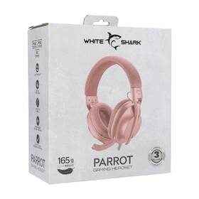 Headset White Shark PARROT pro PC, PS4/PS5, Mac ružový

 obrázok produktu 9 z 9